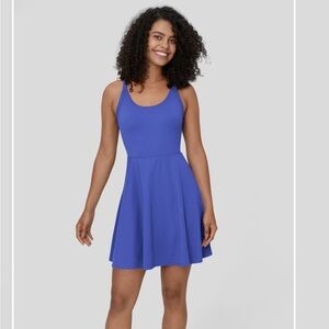 Backless Twisted Flare Dance Active Dress-Longer Length-Easy Peezy Edition